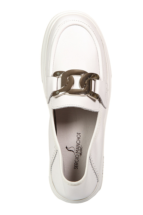 Лоферы SERGIO MANCHOT цвет Белый