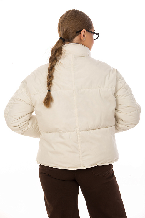 CHEERDUCK/2025 K209 БЕЖЕВЫЙ Куртка д/с CHEERDUCK цвет Бежевый