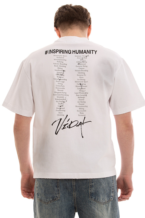 CHEERDUCK/4070 1358 БЕЛЫЙ Футболка мужская CHEERDUCK цвет Синий