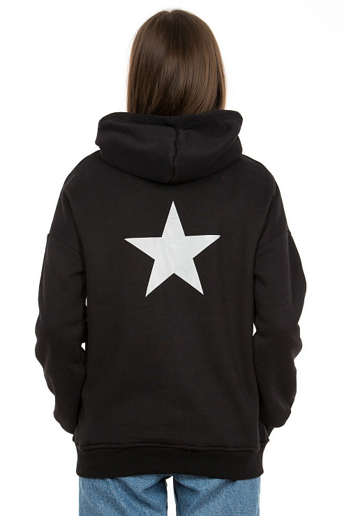 SHI FA MAN 2024 ЧЕРН. Худи женское SHI FA MAN цвет Черный