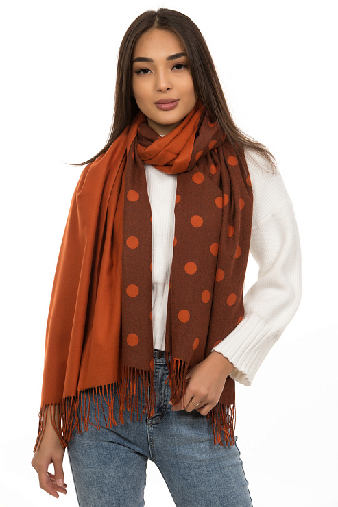 Палантин S11 ОРАНЖ. женский CHEERDUCK цвет Красный