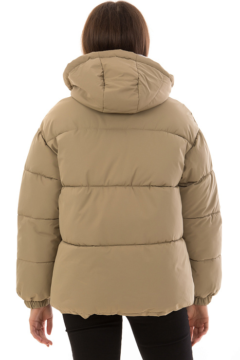 CHEERDUCK/2030 A603 БЕЖЕВЫЙ Куртка женская CHEERDUCK цвет Бежевый