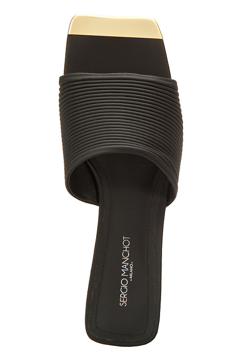 Сабо на каблуке SERGIO MANCHOT цвет Черный