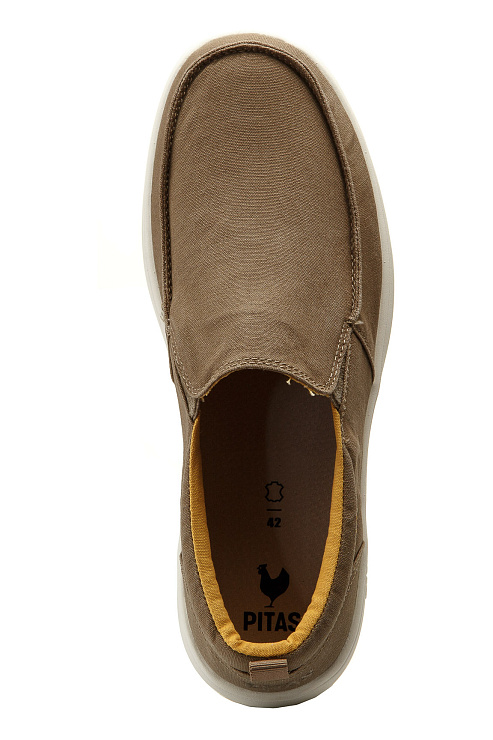 Слипоны PITAS цвет Бежевый