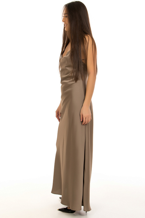 CHEERDUCK/2C19 976 КОРИЧНЕВЫЙ Платье  CHEERDUCK цвет Коричневый