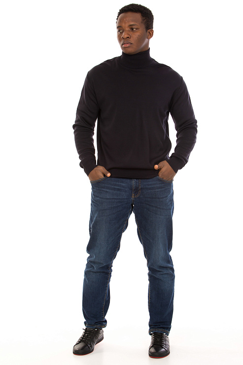 CHEERDUCK/BA 1939 ТЕМН.СИНИЙ Водолазка мужская CHEERDUCK цвет Синий