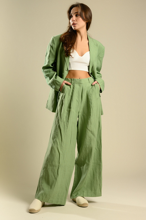 BELLABOA 111-257 ЗЕЛЕНЫЙ Пиджак женский BELLABOA цвет Зеленый