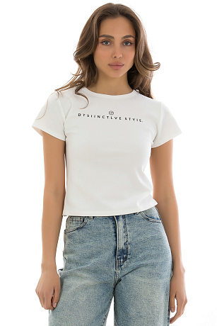CHEERDUCK/2C19 2058 БЕЛЫЙ Футболка женская CHEERDUCK цвет Белый