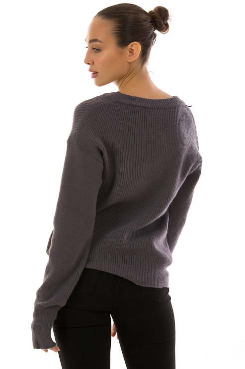 CHEERDUCK/FAH S956 СЕРЫЙ Свитер женский CHEERDUCK цвет Серый