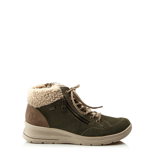 Ботинки RIEKER  цвет Зеленый