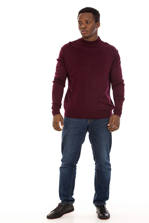 CHEERDUCK/BA 3765 БОРДОВЫЙ Водолазка мужская CHEERDUCK цвет Бордовый