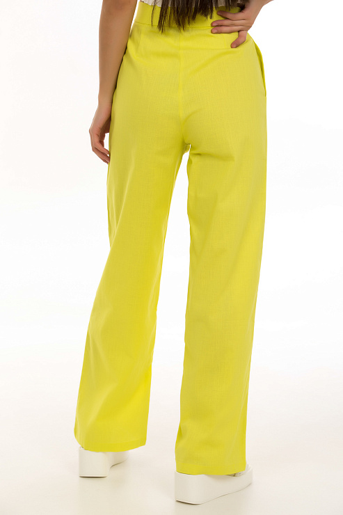 CHEERDUCK/2C19 6365 ЖЕЛТЫЙ Брюки женские CHEERDUCK цвет Желтый