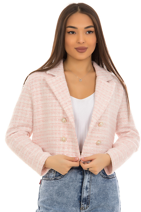 CHEERDUCK/GJ187 8535 РОЗОВЫЙ Жакет женский CHEERDUCK цвет Розовый