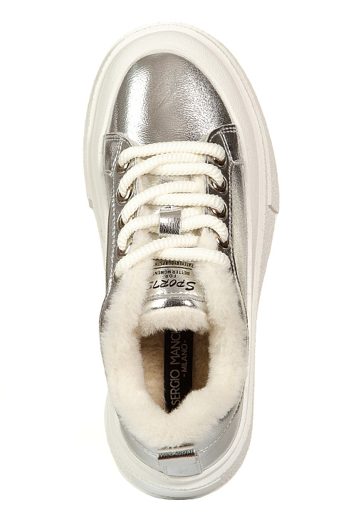 Кеды SERGIO MANCHOT цвет Серебристый