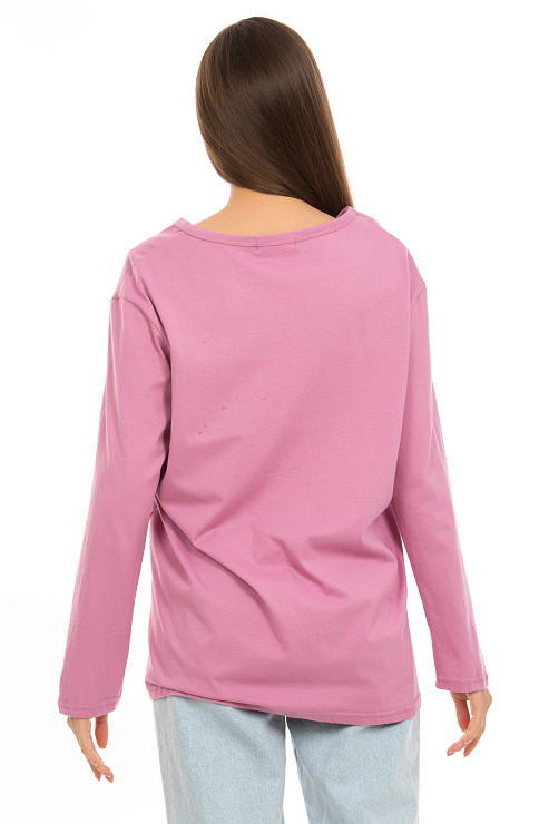 YY.SHOP 9290 РОЗОВ. Лонгслив CHEERDUCK цвет Розовый