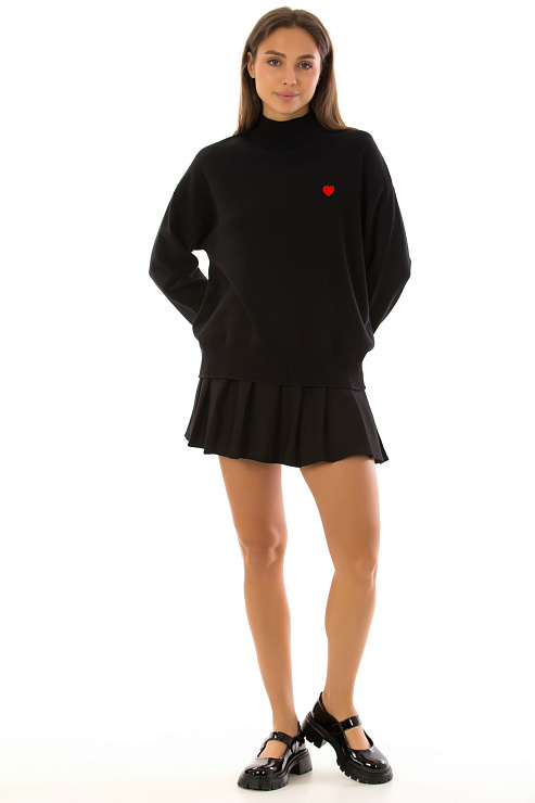 CHEERDUCK/11011 55020 ЧЕРНЫЙ Свитер женский CHEERDUCK цвет Черный