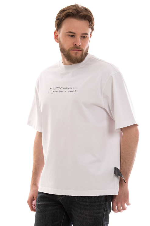 CHEERDUCK/4070 1305 БЕЛЫЙ Футболка мужская CHEERDUCK цвет Белый