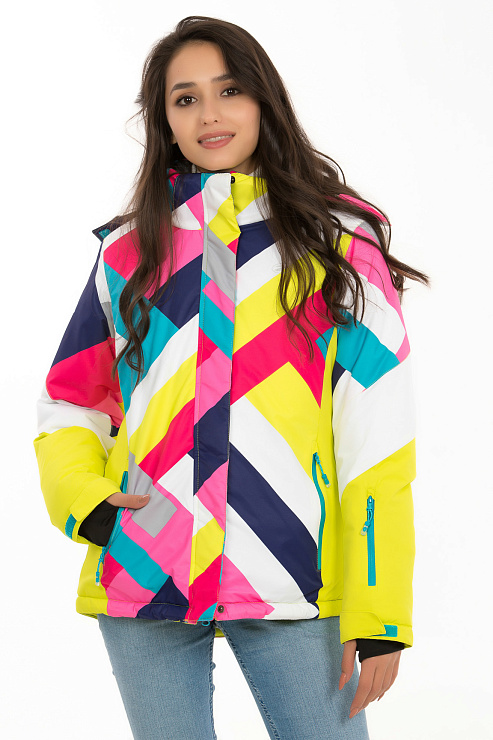 CHEER&DUCK/3055 62010 ЖЕЛТ. Куртка горнолыжная женская CHEERDUCK цвет Желтый