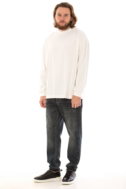 CHEERDUCK/4070 1101 БЕЛЫЙ Свитшот мужской CHEERDUCK цвет Белый