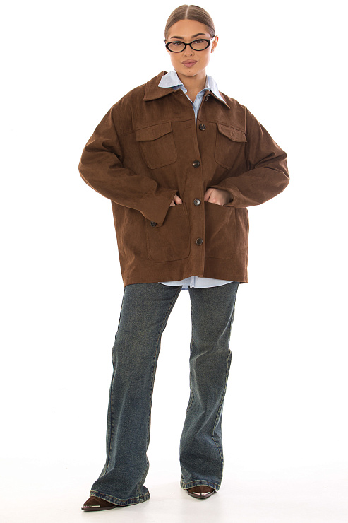 CHEERDUCK/2C22 9067 КОРИЧНЕВЫЙ Куртка д/с CHEERDUCK цвет Коричневый