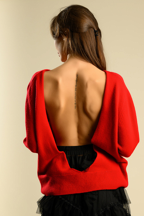 BELLABOA 111-151 КРАСНЫЙ Кофта женская BELLABOA цвет Красный