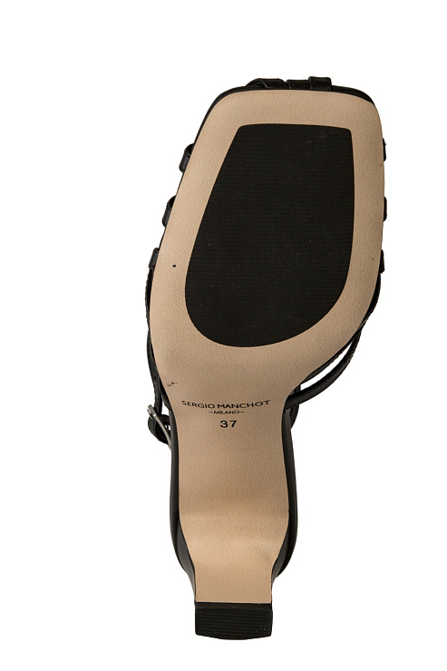 Босоножки на каблуке SERGIO MANCHOT цвет Черный
