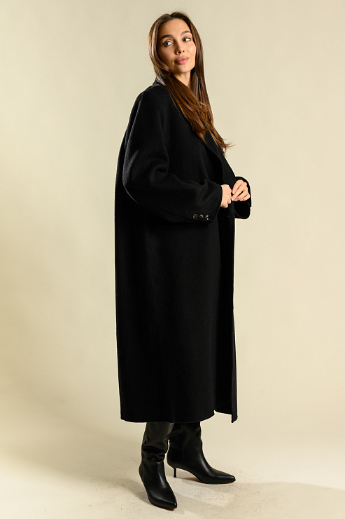 BELLABOA 200-89 ЧЕРНЫЙ Пальто женское BELLABOA цвет Черный