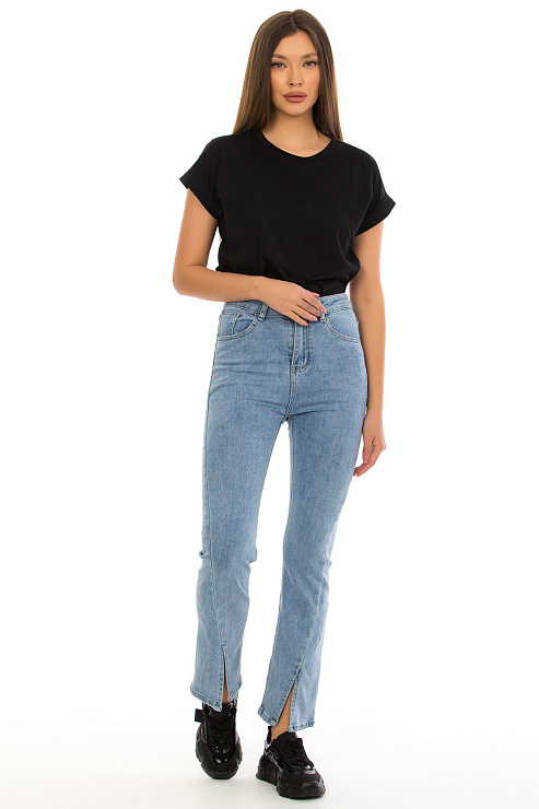 CHEER&DUCK/Sy 5225 ГОЛУБ. Джинсы женские CHEERDUCK цвет Голубой