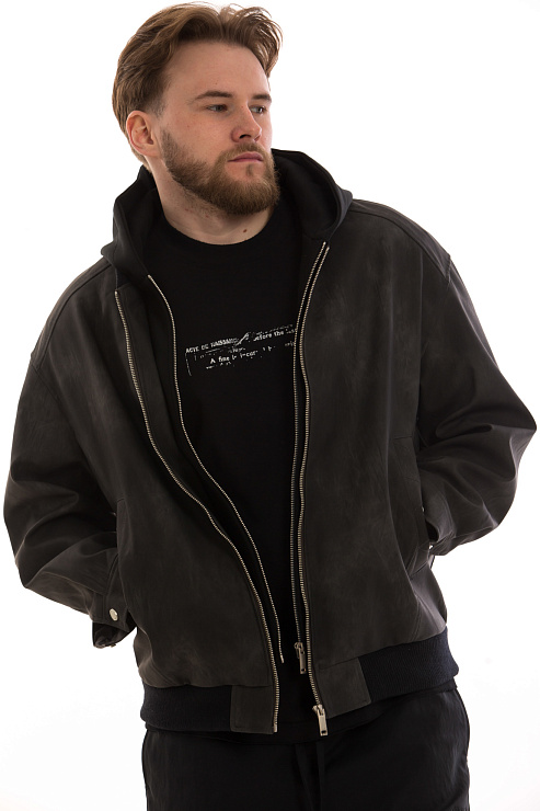 CHEERDUCK/4070 1188 ЧЕРНЫЙ Куртка мужская д/с CHEERDUCK/4070 цвет Черный