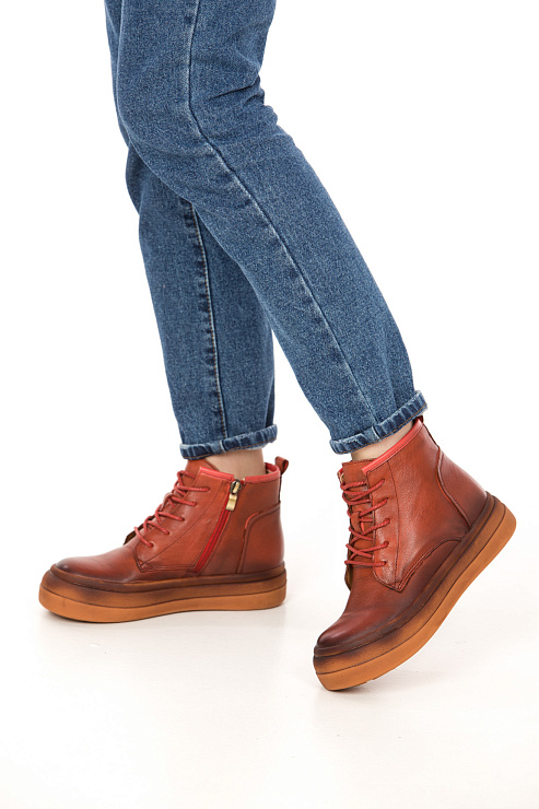 Ботинки SERGIO MANCHOT цвет Красный