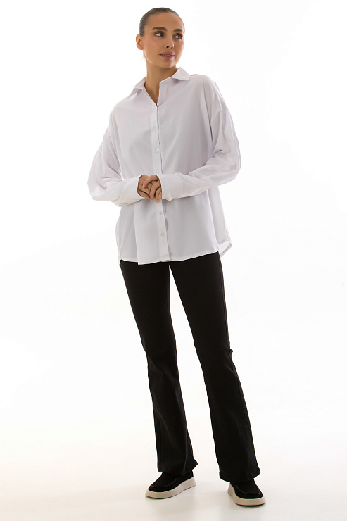 CHEERDUCK/FAH 0069 БЕЛЫЙ Рубашка женская CHEERDUCK цвет Белый