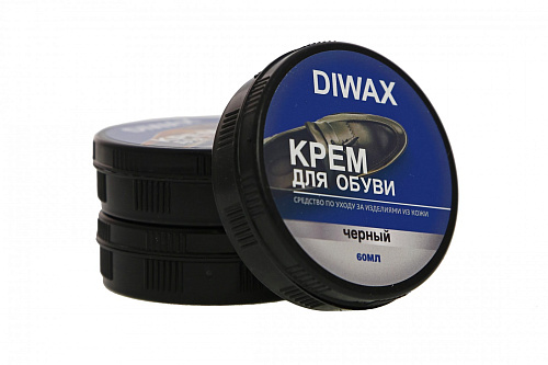 DIWAX Крем для обуви в банке ЧЕРНЫЙ 60мл DIWAX цвет 