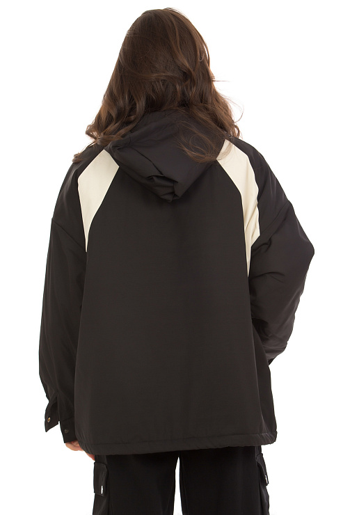 CHEERDUCK/5G143 8211 ЧЕРНЫЙ Ветровка женская CHEERDUCK цвет Черный