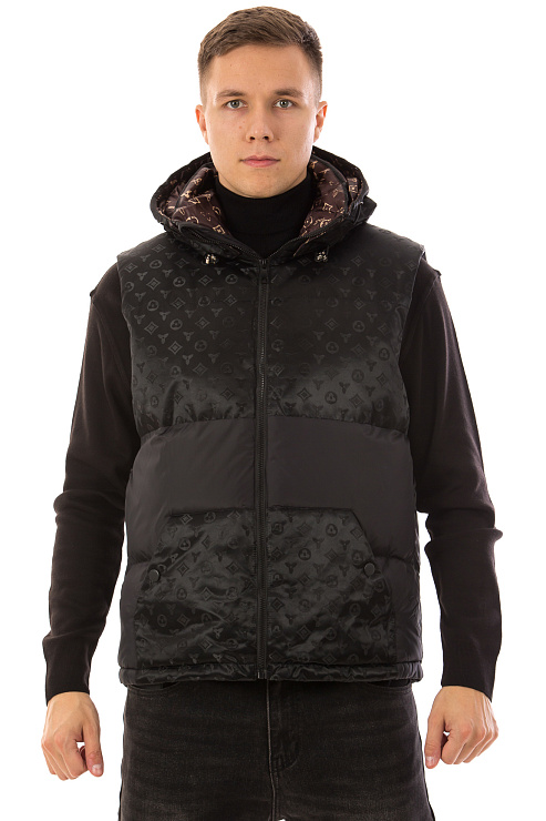 CHEERDUCK/2C62 3358 ЧЕРНЫЙ Жилет мужской CHEERDUCK цвет Черный