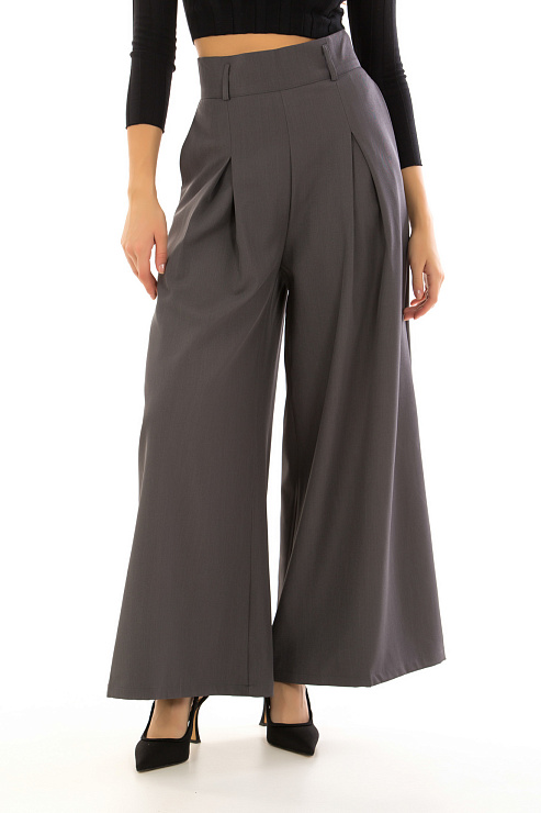 CHEERDUCK/NEW 0179 СЕРЫЙ Брюки женские классические CHEERDUCK цвет Серый