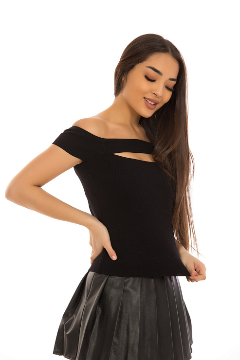 CHEERDUCK/2C19 22736 ЧЕРНЫЙ Кофта женская CHEERDUCK цвет Черный