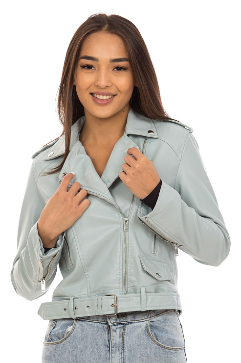 CHEER&DUCK/2025 2196 ГОЛУБ. Куртка женская CHEERDUCK цвет Голубой