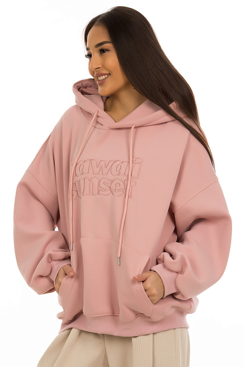 CHEERDUCK/NEW 178-1 РОЗОВЫЙ Худи  CHEERDUCK цвет Розовый
