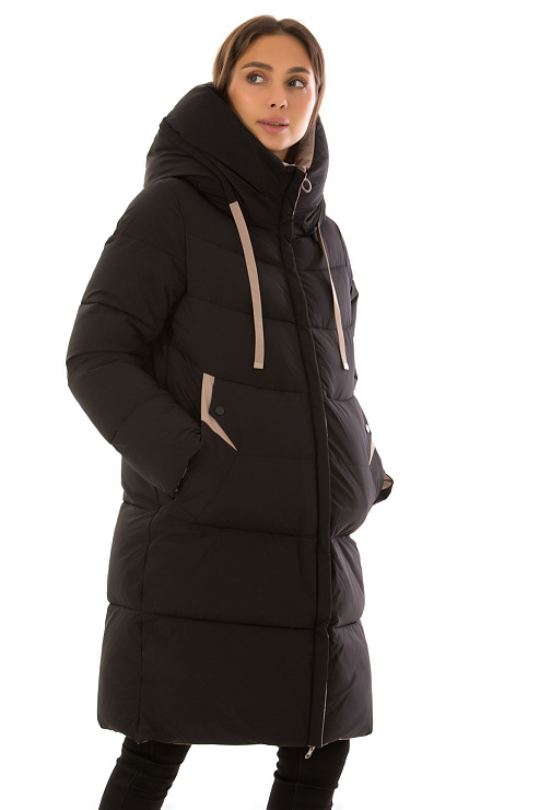 TOWMY 3280 ЧЕРНЫЙ Пуховик женский TOWMY цвет Черный