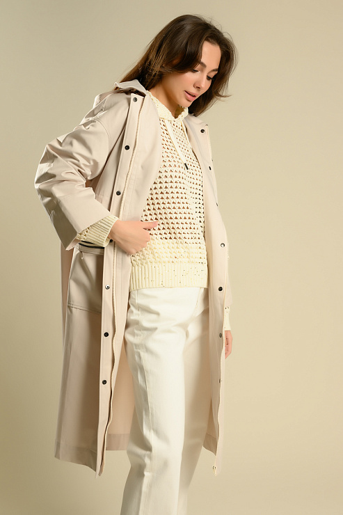 BELLABOA 111-207 СЕРЫЙ Плащ женский BELLABOA цвет Серый