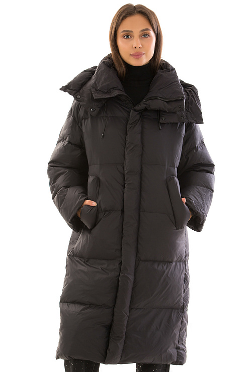 CHEERDUCK/5078 G-20 ЧЕРНЫЙ  Пуховик женский CHEERDUCK цвет Черный