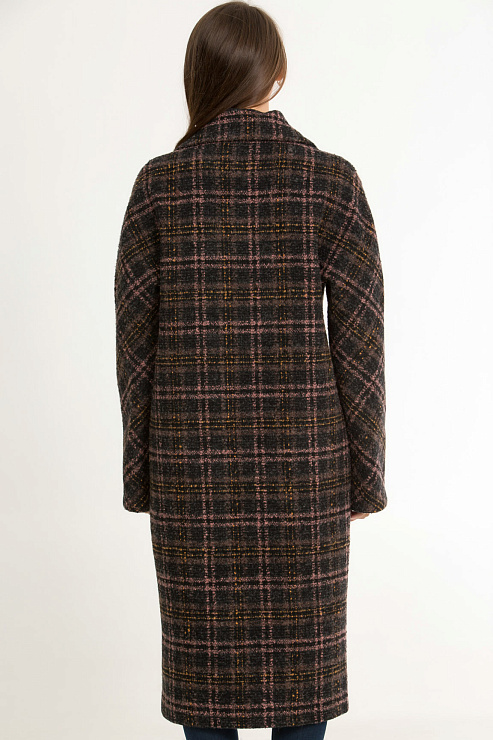 AOSILEIBANG 8362-1 Пальто женское AOSILEIBANG цвет Коричневый