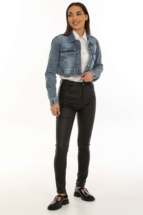 CHEERDUCK/2C19 184 СИНИЙ Куртка джинсовая CHEERDUCK цвет Синий