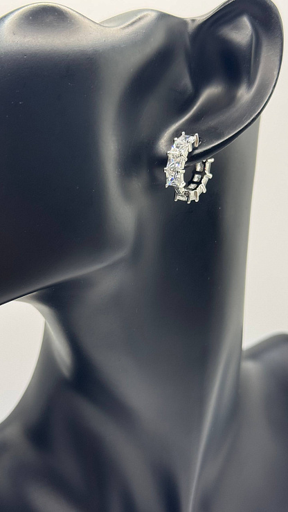 Серьги BELLABOA цвет Серебристый