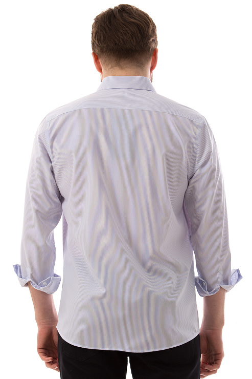 CHEERDUCK/2C87 2588-9 ГОЛУБОЙ Рубашка мужская CHEERDUCK цвет Голубой