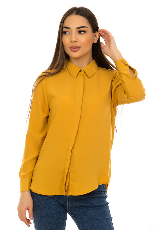 CHEERDUCK/2C19 930 ЖЕЛТЫЙ Блуза женская CHEERDUCK цвет Желтый