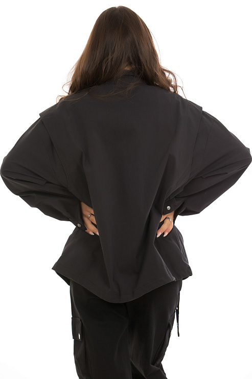 CHEERDUCK/5G143 6210 ЧЕРНЫЙ Ветровка женская CHEERDUCK цвет Черный