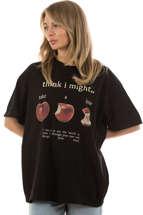 Футболка CHEERDUCK цвет Черный