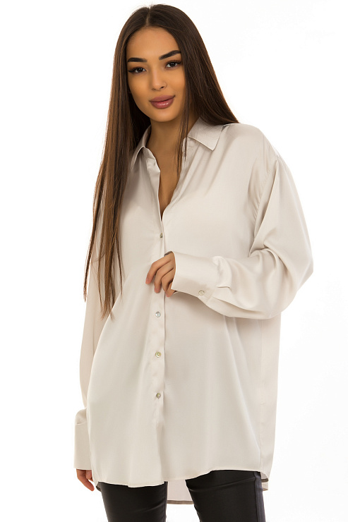 CHEERDUCK/2C19 253 МОЛОЧНЫЙ Блуза женская CHEERDUCK цвет Молочный