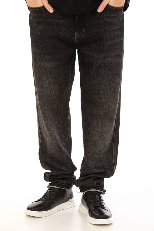 CHEERDUCK/4070 11025 ЧЕРНЫЙ Джинсы мужские CHEERDUCK цвет Черный